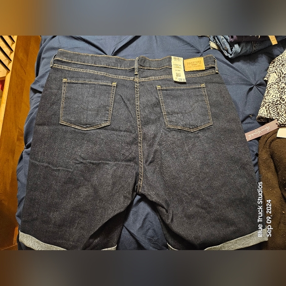 Levis Signature Gold Label Mid Rise Bermuda Jean Shorts NWT Plus Size 24W - Picture 3 of 11